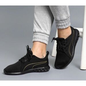PUMA 'Carson 2 ' Black Size 6.5 Sneakers Running Shoes Athletic Lace Sport